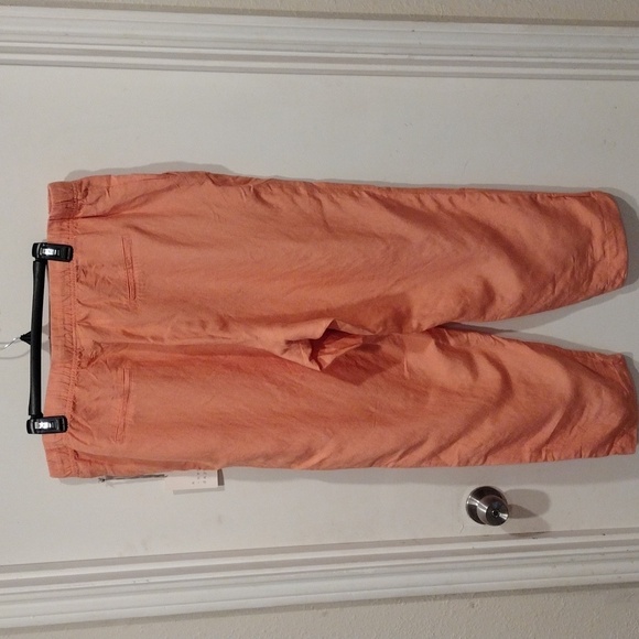 NWT A New Day Women's Peach Linen Blend Pull-On Pants Sz XXL-Beach Casual Boho - Picture 7 of 8
